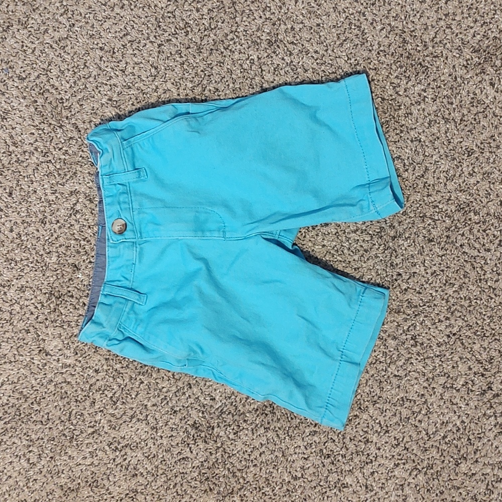 wonder nation Turquoise Blue Kids Chino Shorts
